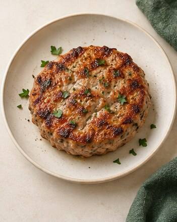 hamburguesa de pavo con orégano