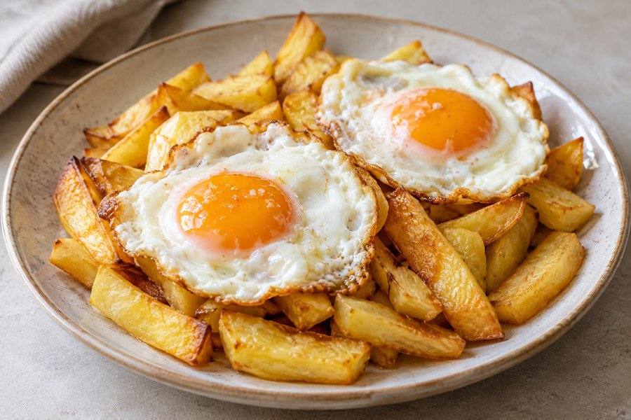 huevos con patatas
