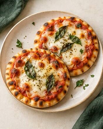 pizza rápida de pan de pita
