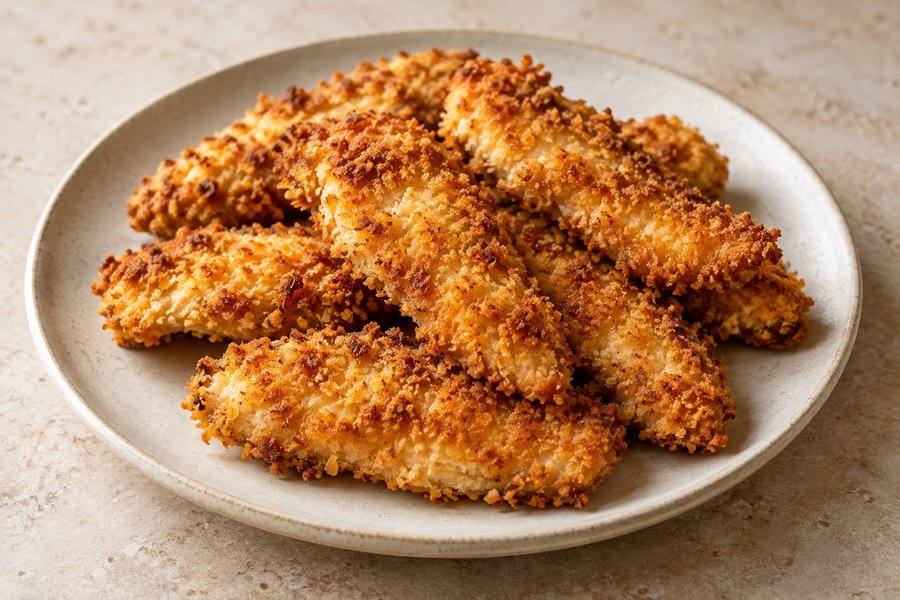 pollo crujiente con panko