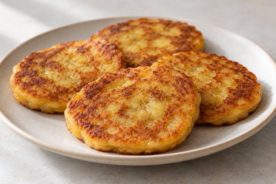 tortitas de plátano